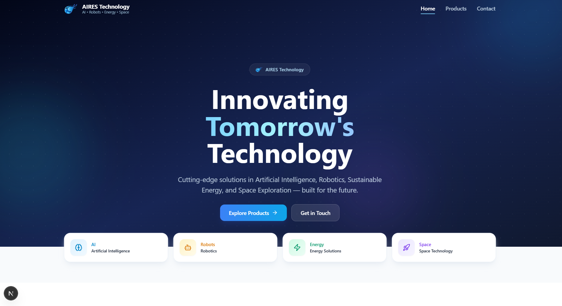 Company Profile Site (airestechnology.co.id)